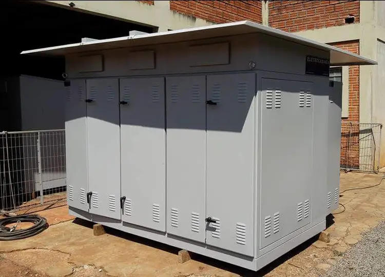 Cabine elétrica e subestação de energia da Eletro Cabines